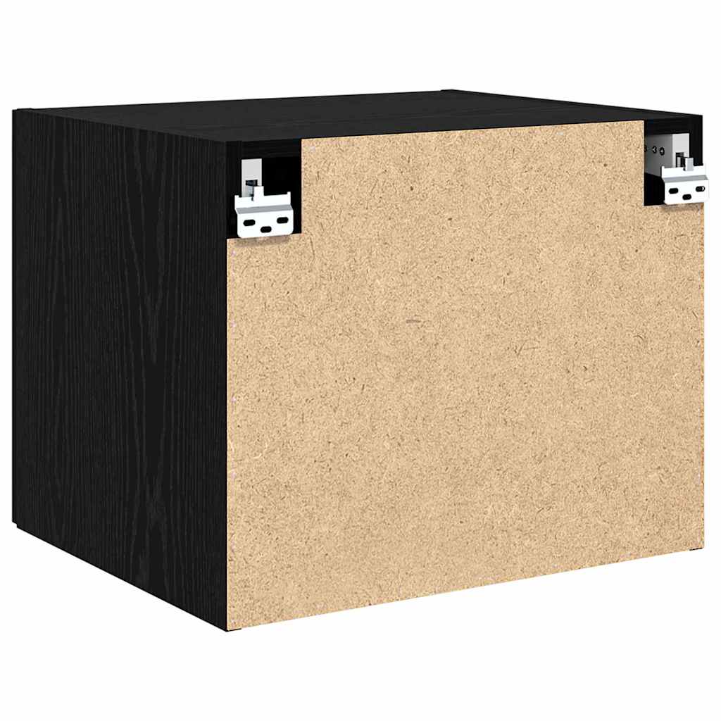 Armadietto a muro Rovere nero 50 x 42.5 x 40 cm