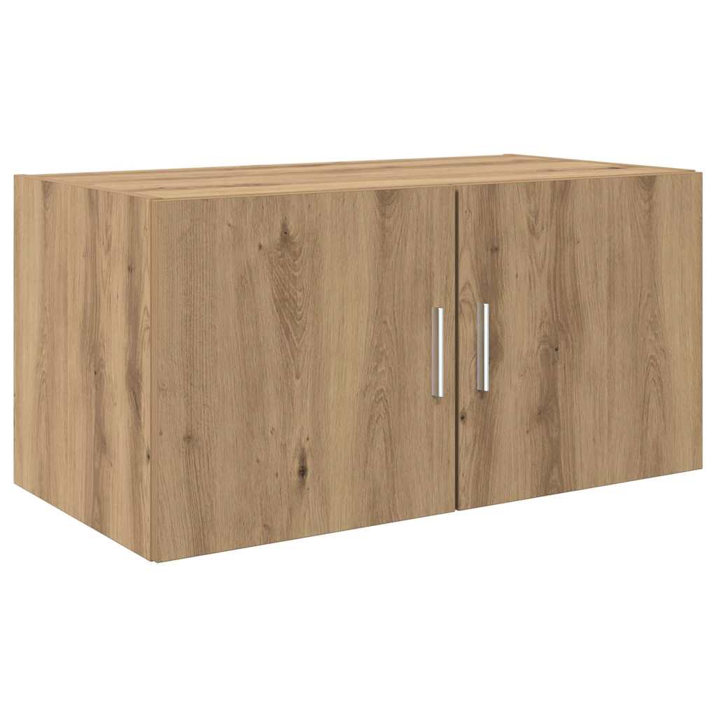 Armadietto a muro rovere artigianale 80 x 42.5 x 40 cm