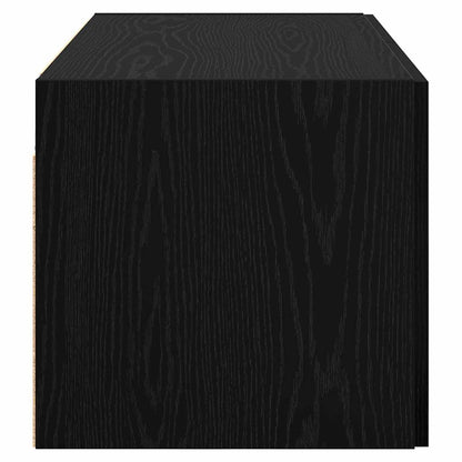 Armadietto a muro Rovere nero 80 x 42.5 x 40 cm