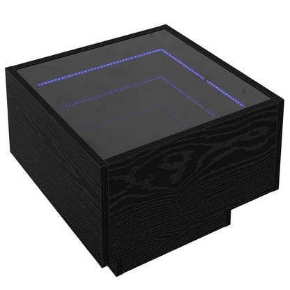 Tavolino da salotto Rovere nero 40 x 40 x 30 cm