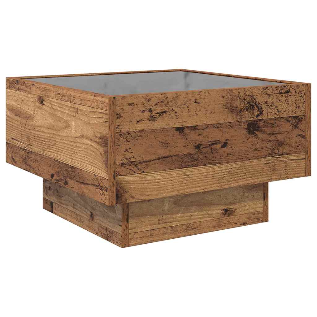Tavolino da salotto Legno vecchio 50 x 50 x 30 cm | homemem39