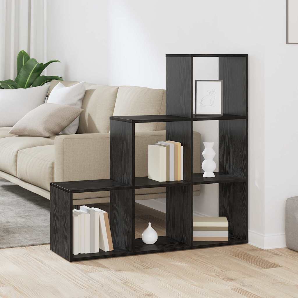 Armadio per Libri Rovere nero 99 x 29 x 99 cm Legno multistrato