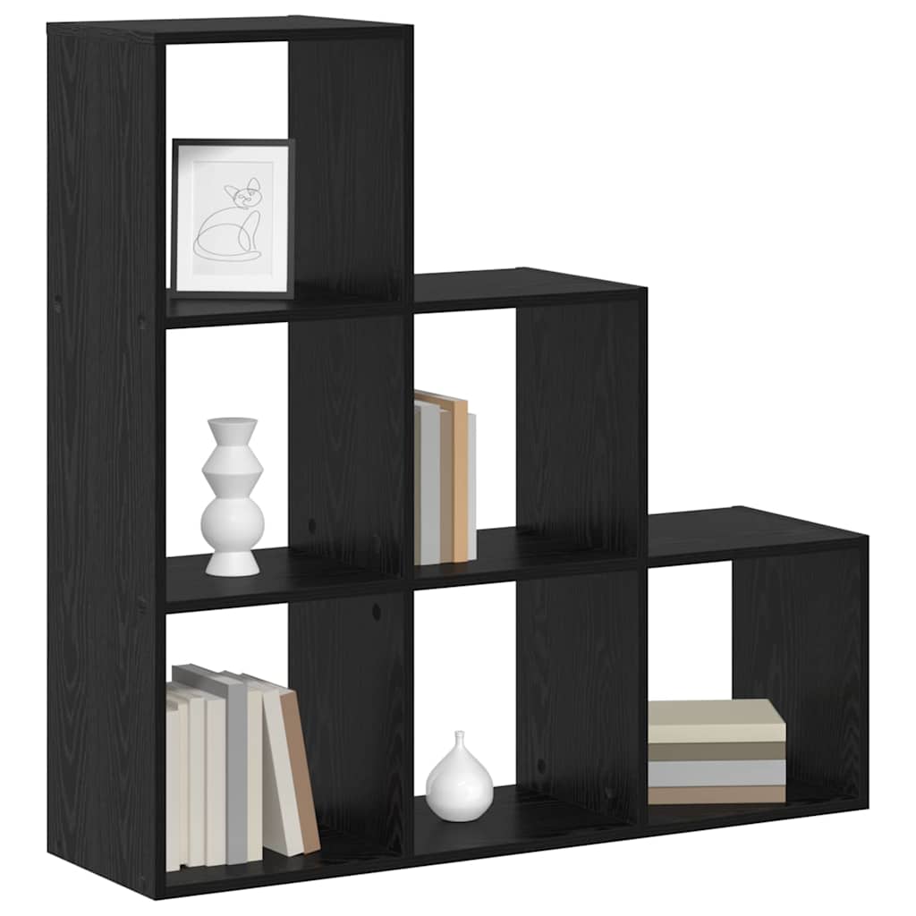 Armadio per Libri Rovere nero 99 x 29 x 99 cm Legno multistrato