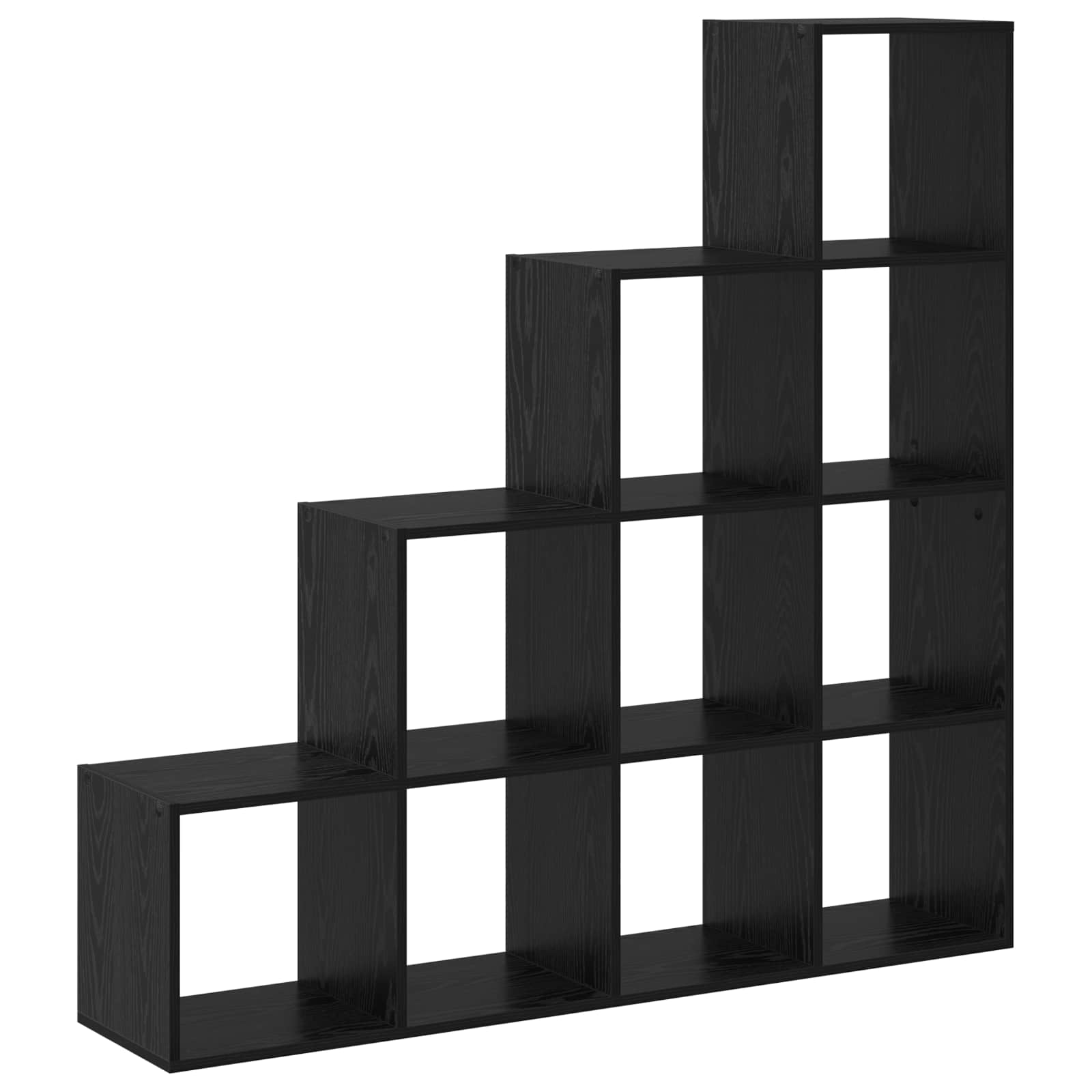 Libreria divisoria Rovere Nero 131,5 x 29 x 131,5 cm | homemem39