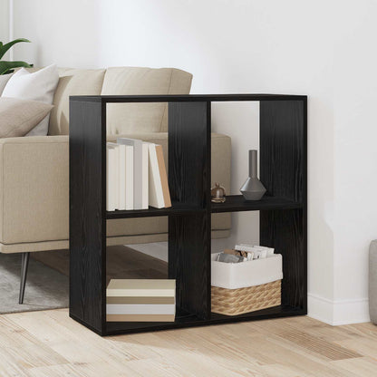 Armadio per Libri Rovere Nero 69,5 x 29 x 69,5 cm | homemem39