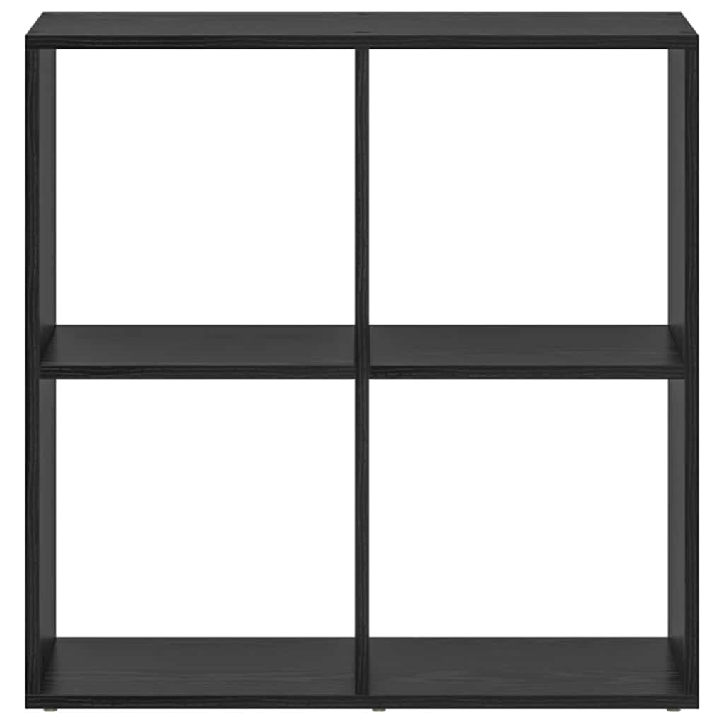 Armadio per Libri Nero 69,5 x 29 x 69,5 cm Legno multistrato