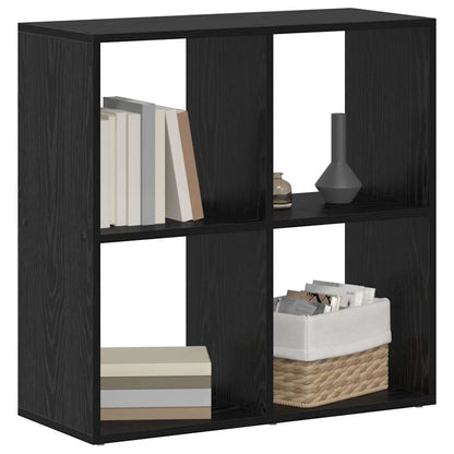 Armadio per Libri Nero 69,5 x 29 x 69,5 cm Legno multistrato