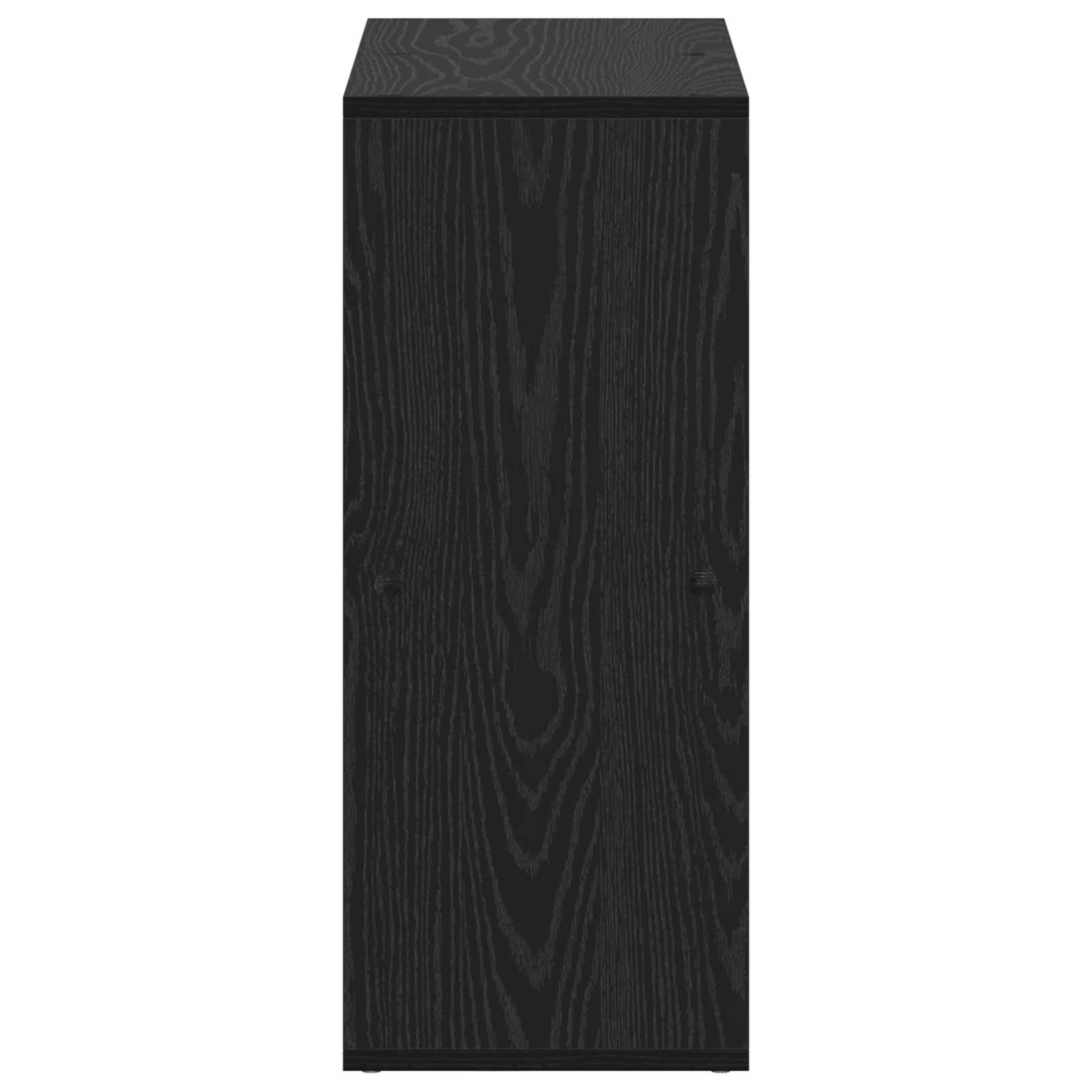 Armadio per Libri Rovere Nero 69,5 x 29 x 69,5 cm | homemem39