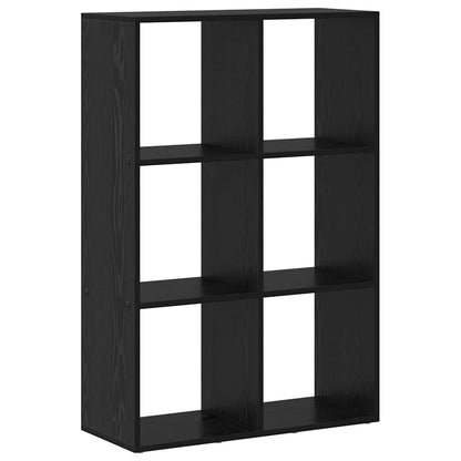 Armadio per Libri Nero 69,5 x 29 x 103,5 cm Legno multistrato