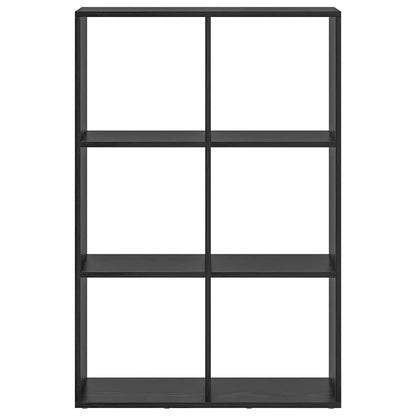 Armadio per Libri Nero 69,5 x 29 x 103,5 cm Legno multistrato