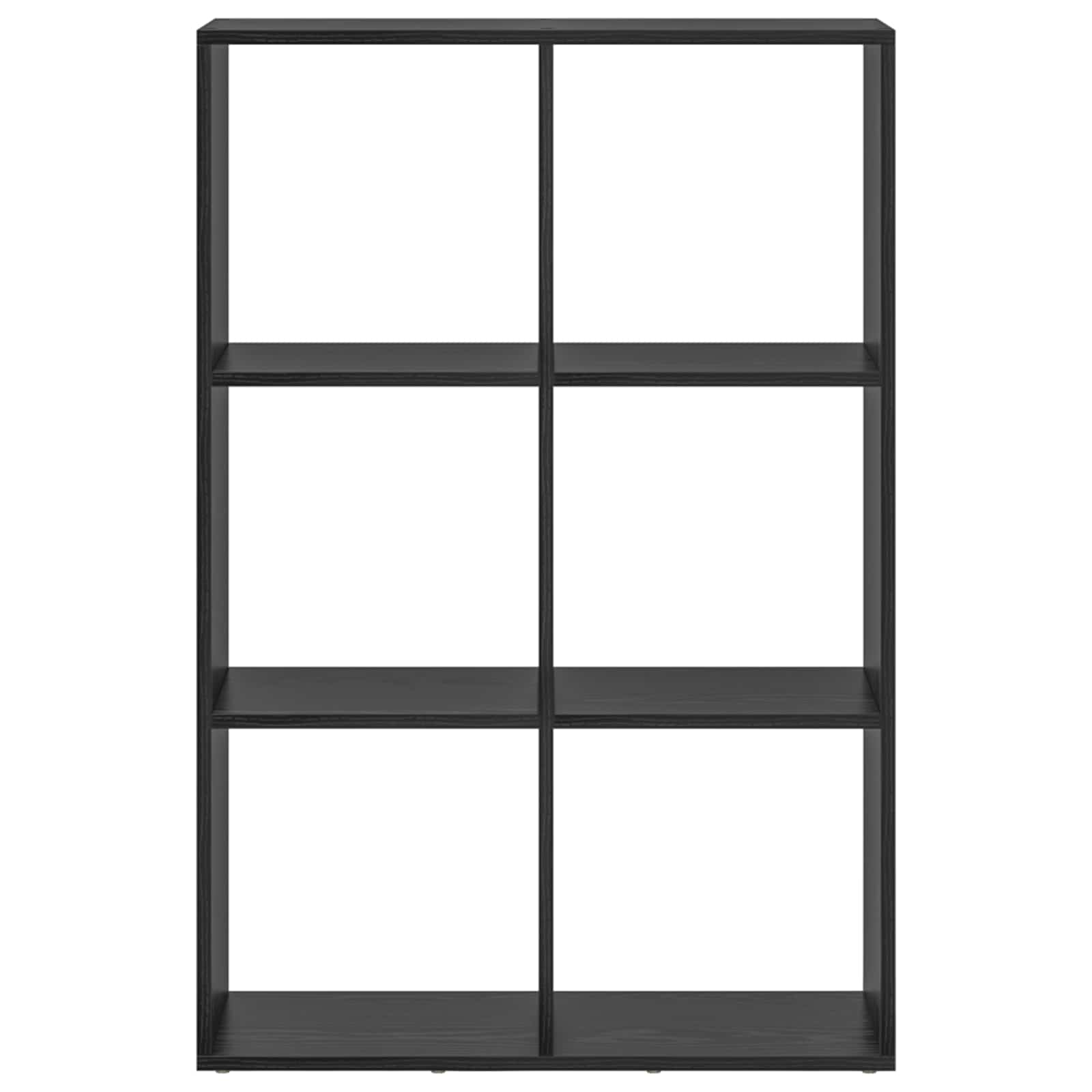 Armadio per Libri Rovere Nero 69,5 x 29 x 103,5 cm | homemem39