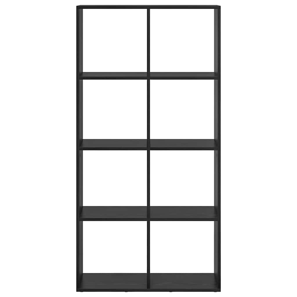 Armadio per Libri Nero 69,5 x 29 x 137,5 cm Legno multistrato