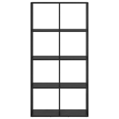 Armadio per Libri Rovere Nero 69,5 x 29 x 137,5 cm | homemem39