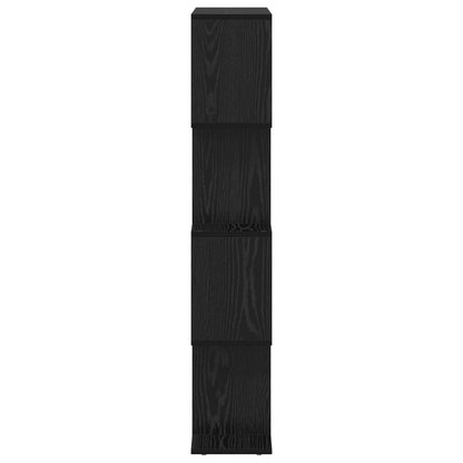 Armadio per Libri Rovere Nero 70 x 24 x 129 cm | homemem39