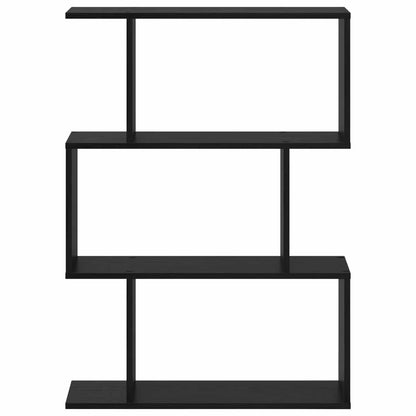Armadio per Libri Rovere Nero 70 x 24 x 97 cm Legno multistrato