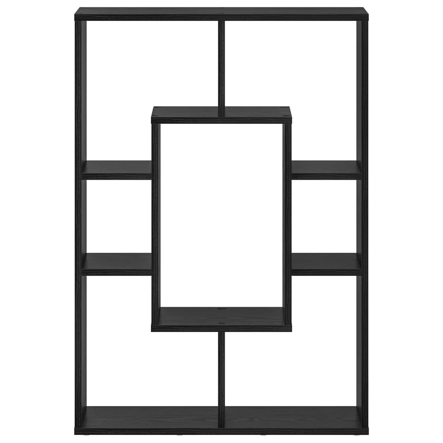 Armadio per Libri Rovere Nero 63 x 20 x 90 cm Legno multistrato | homemem39