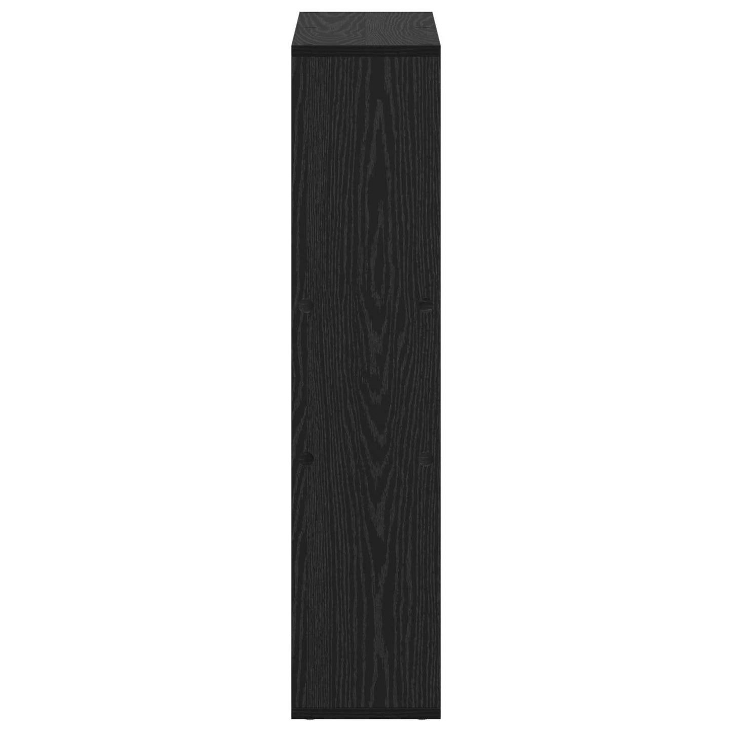 Armadio per Libri Rovere Nero 63 x 20 x 90 cm Legno multistrato | homemem39
