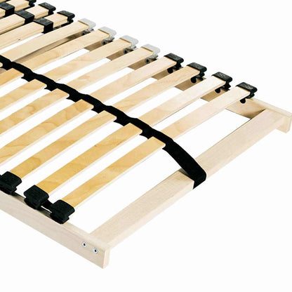 Base a doghe Marrone 100 x 190 cm Legno massello di faggio | homemem39