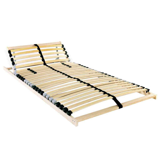 Base a doghe Marrone 70 x 190 cm Legno massello di faggio | homemem39