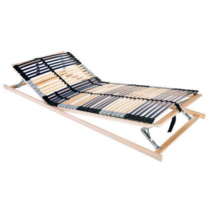 Base a doghe Marrone 80 x 190 cm Legno massello di faggio | homemem39