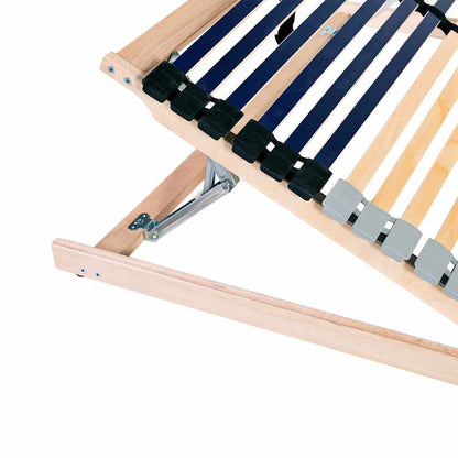 Base a doghe Marrone 100 x 190 cm Legno massello di faggio - homemem39