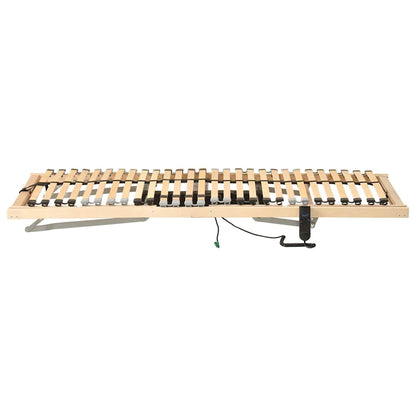 Base a doghe Marrone 70 x 190 cm Legno massello di faggio | homemem39