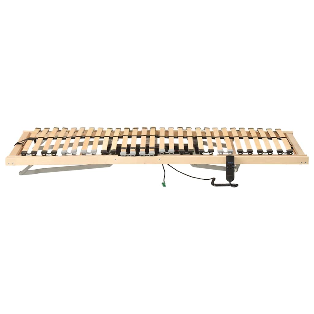 Base a doghe Marrone 90 x 190 cm Legno massello di faggio | homemem39