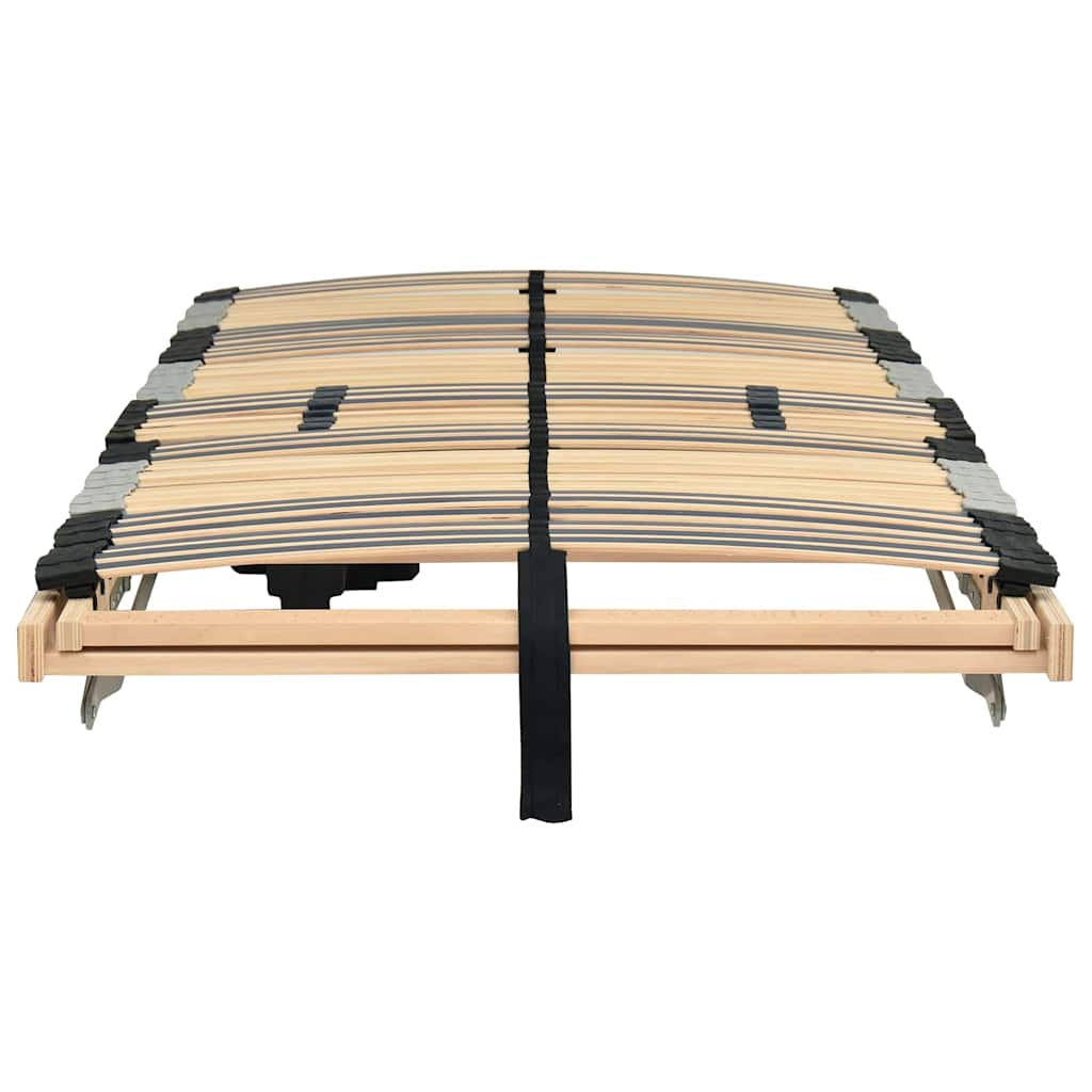 Base a doghe Marrone 90 x 190 cm Legno massello di faggio | homemem39
