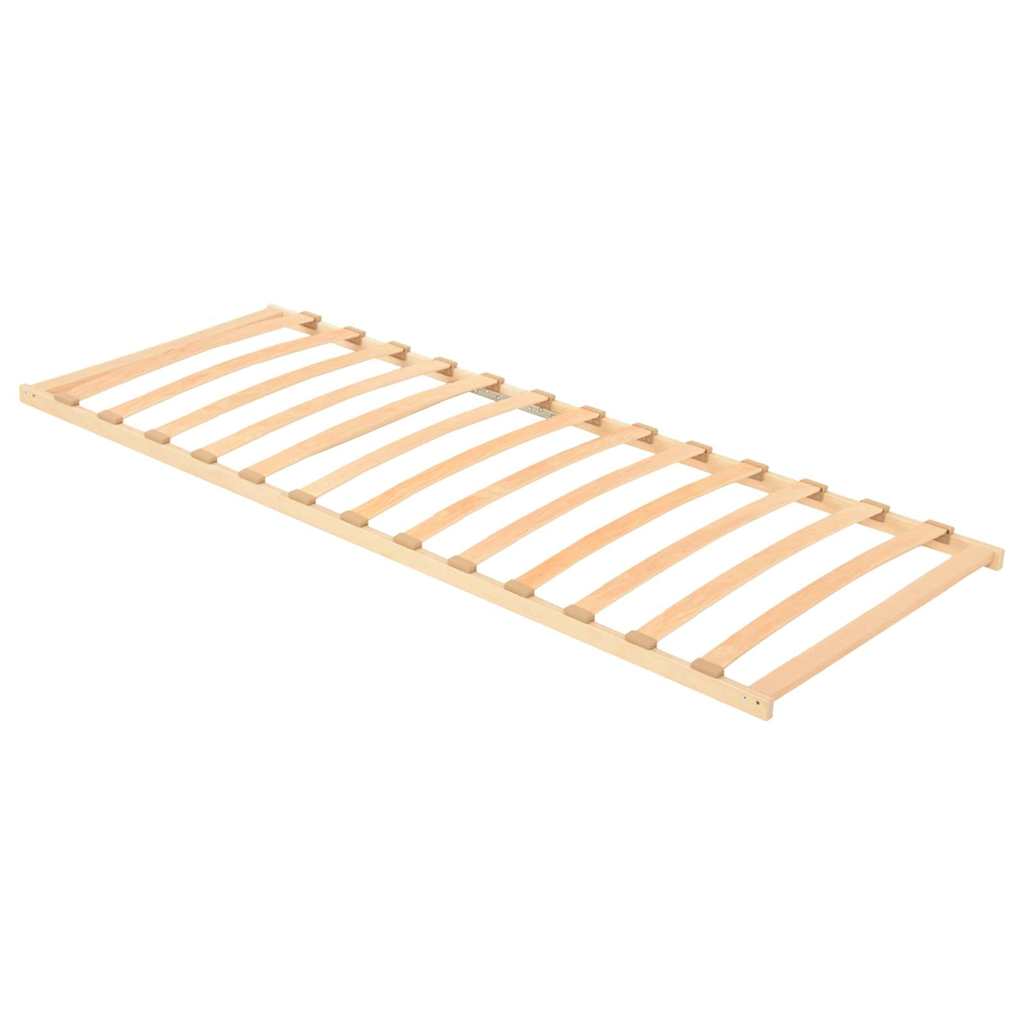 Base a doghe Marrone 80 x 190 cm Legno massello di faggio | homemem39