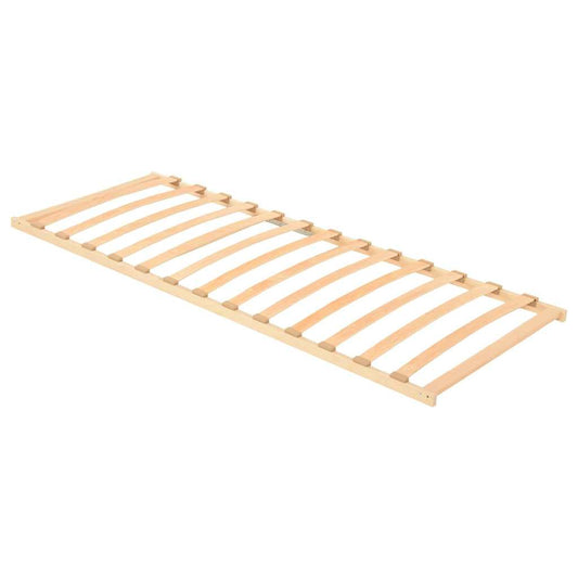 Base a doghe Marrone 80 x 190 cm Legno massello di faggio