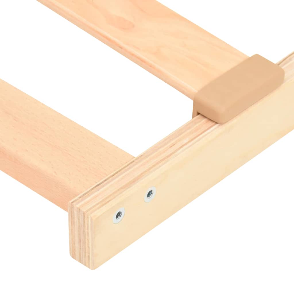 Base a doghe Marrone 90 x 190 cm Legno massello di faggio | homemem39