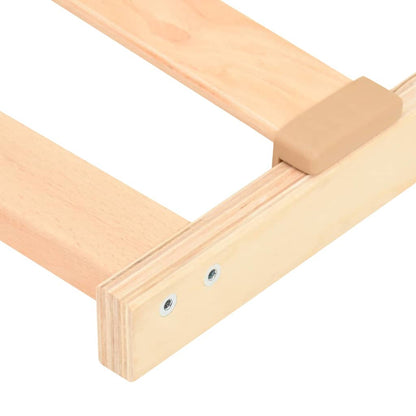 Base a doghe Marrone 90 x 190 cm Legno massello di faggio | homemem39