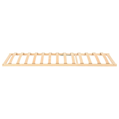 Base a doghe Marrone 90 x 190 cm Legno massello di faggio | homemem39