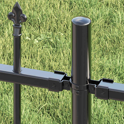 Recinzione per Giardino Grigio 240 x 190 cm