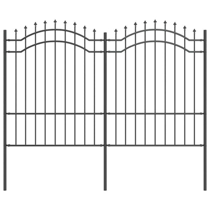 Recinzione per Giardino Grigio 240 x 190 cm