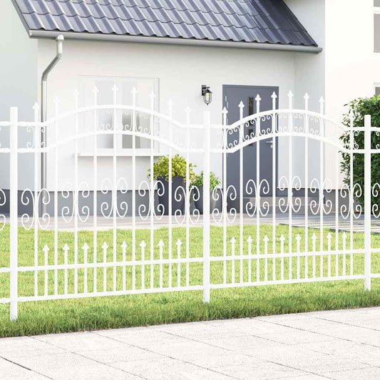 Recinzione per Giardino KAMPEN Bianco | homemem39
