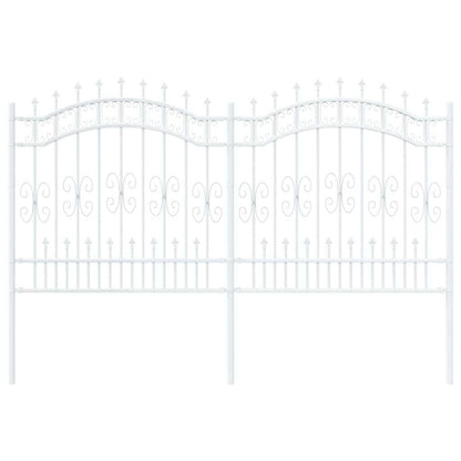 Recinzione per Giardino Bianco 240 x 165 cm