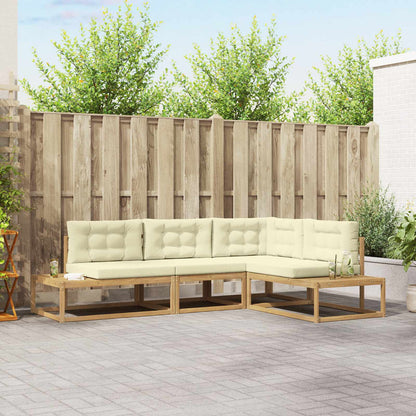Set di divani da esterno Bianco 277,5 x 198,5 x 73 cm | homemem39