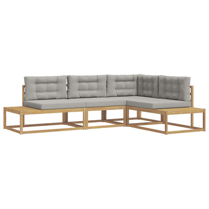 Set di divani da esterno Bianco 277,5 x 198,5 x 73 cm | homemem39