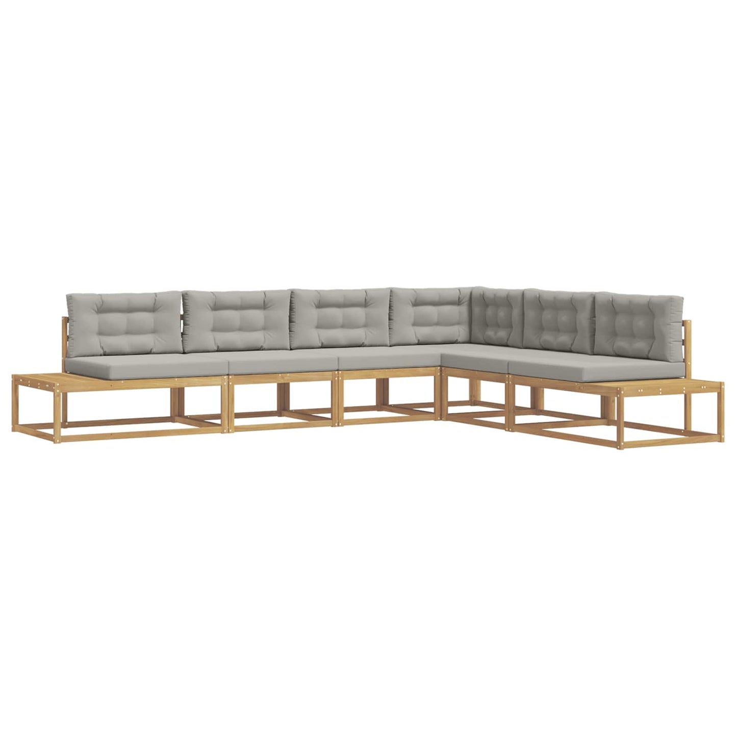 6 pcs Set di divani da esterno Poliestere | homemem39