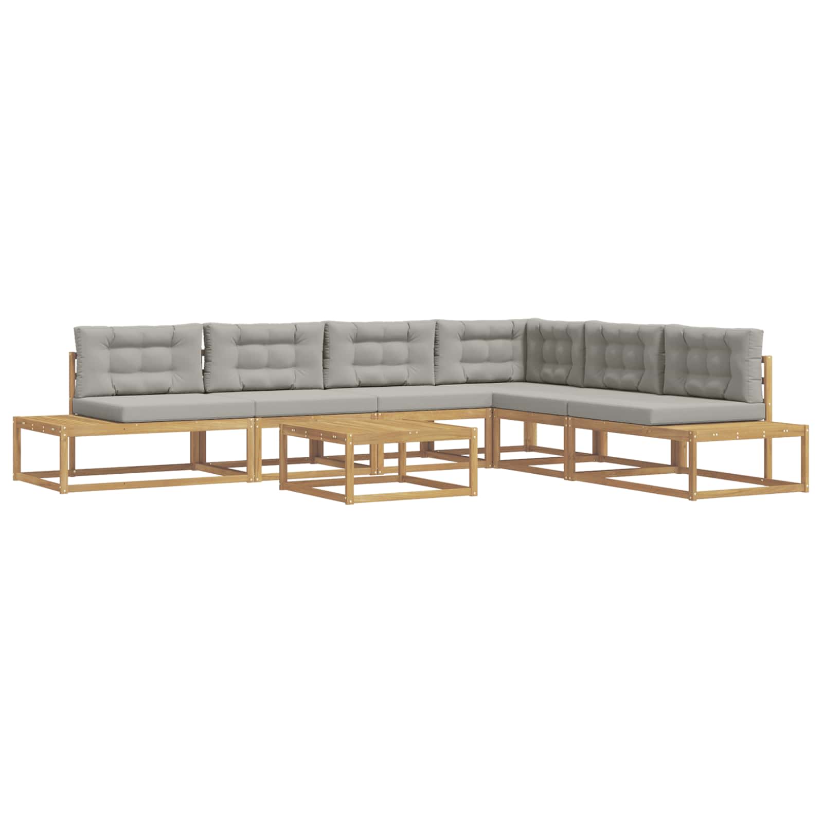 Set di divani da esterno Bianco 79 x 79 x 37 cm Poliestere | homemem39