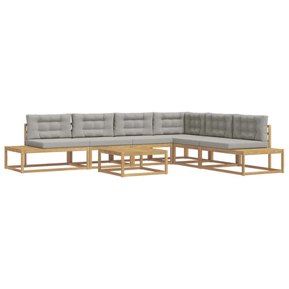 Set di divani da esterno Bianco 79 x 79 x 37 cm Poliestere | homemem39