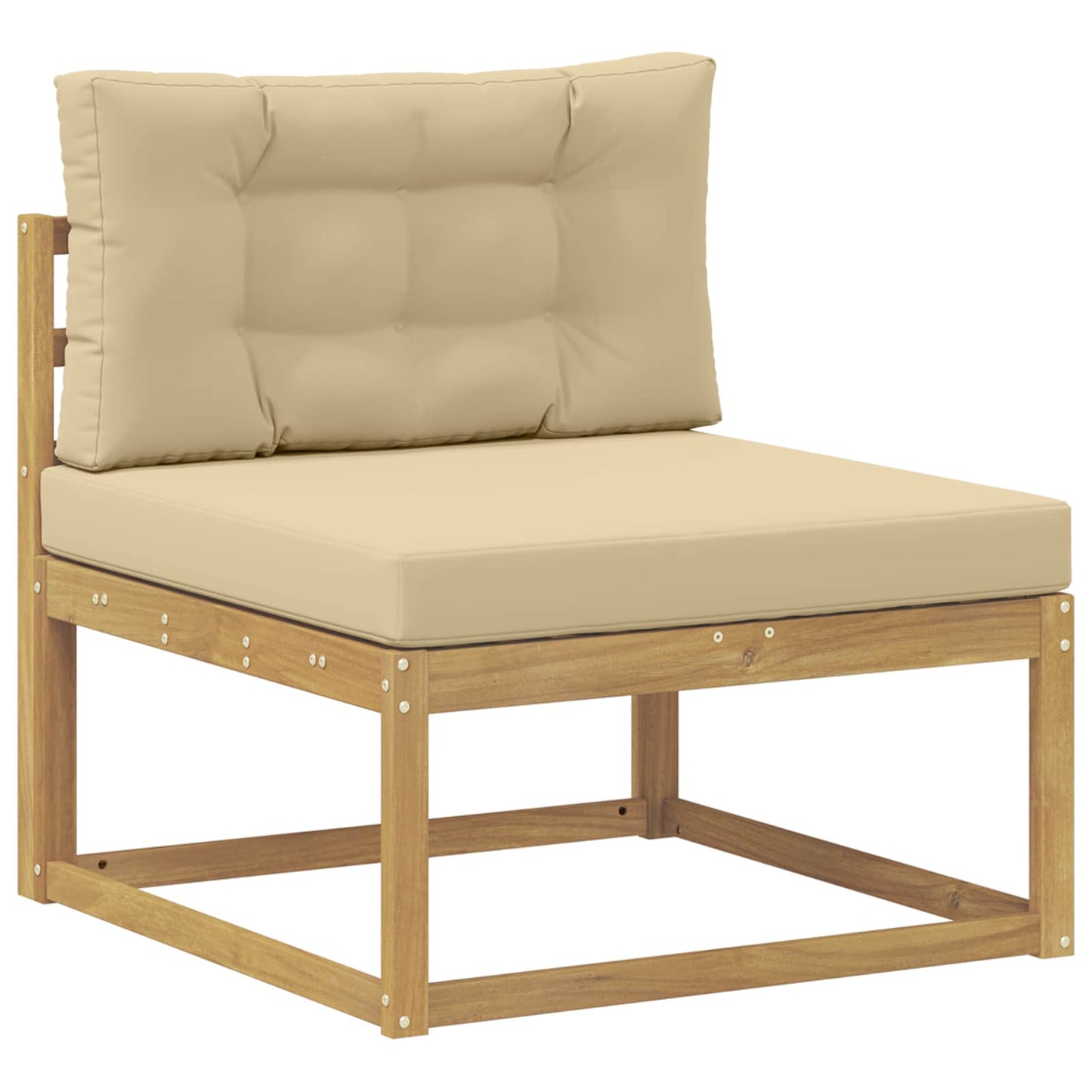 Set di divani da esterno con cuscino 10 pcs Bianco e Beige | homemem39