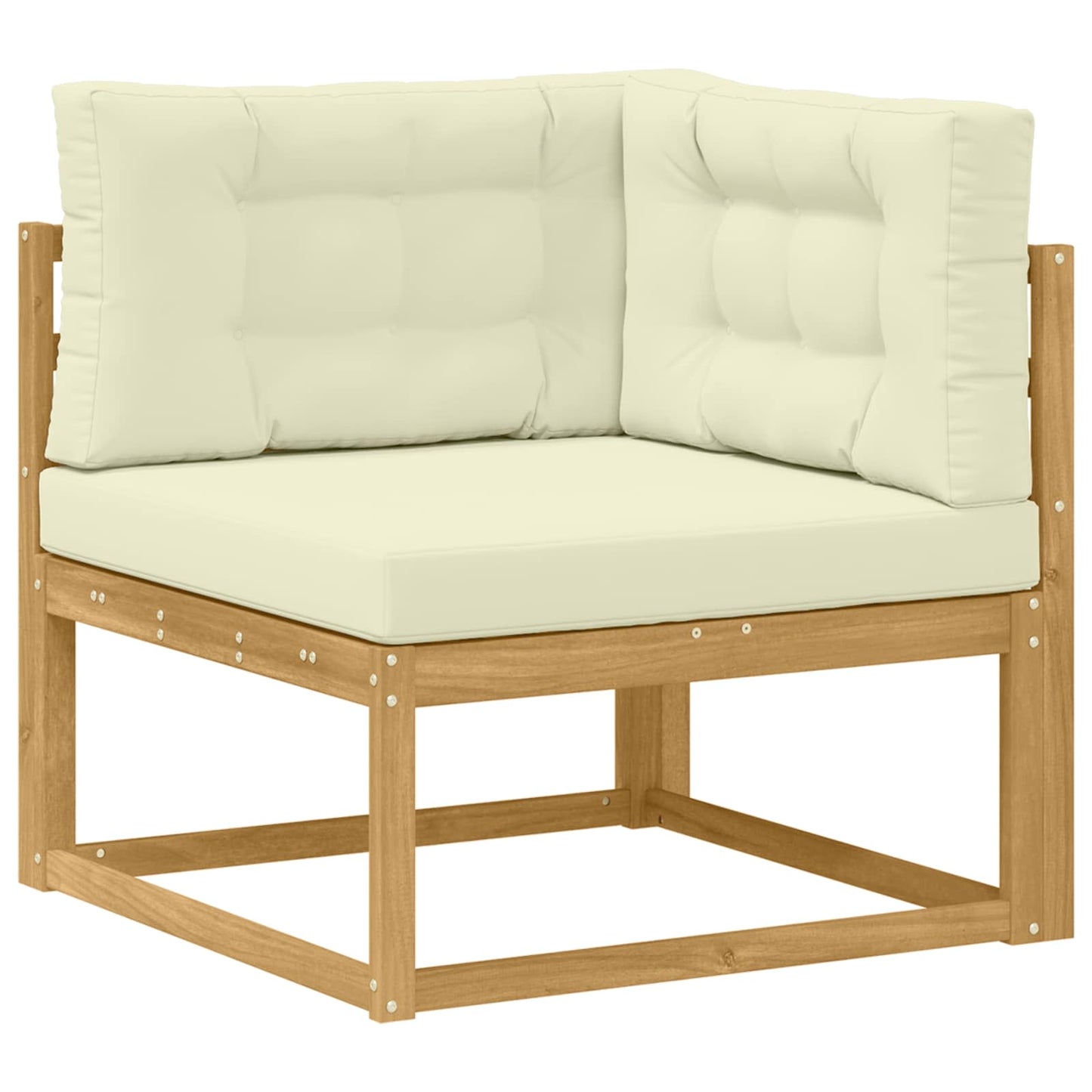 Set di divani da esterno con cuscino 10 pcs Bianco e Crema | homemem39