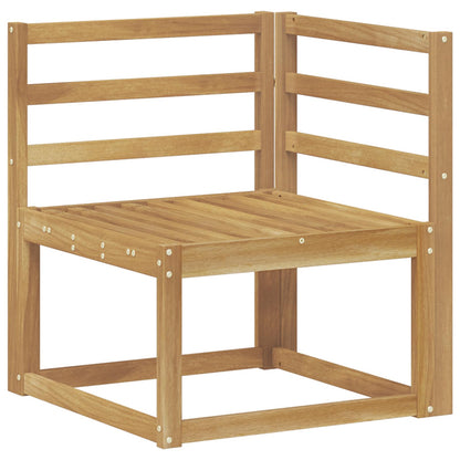 Set di divani da esterno 7 pz Bianco Legno di Acacia Massello | homemem39
