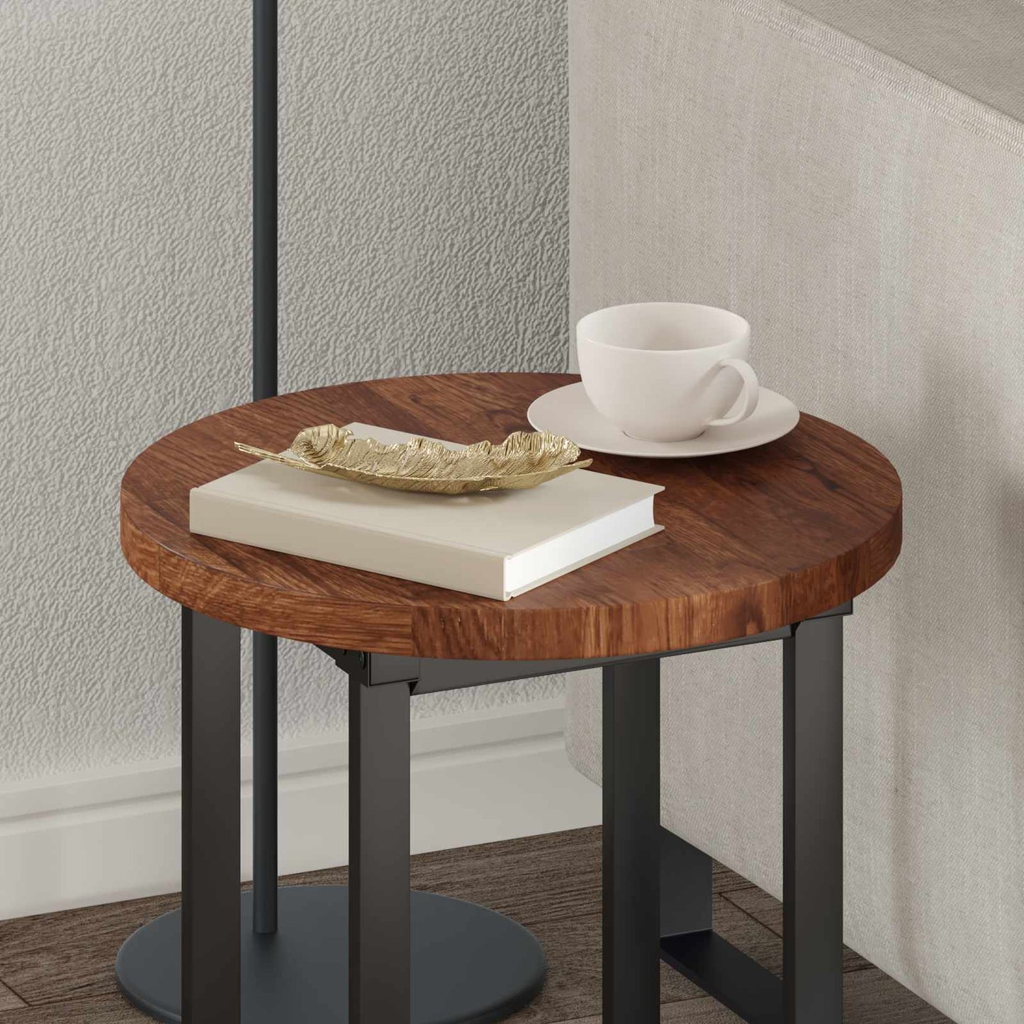 Piano del tavolo Marrone Chiaro Ø 40 x 2,5 cm | homemem39