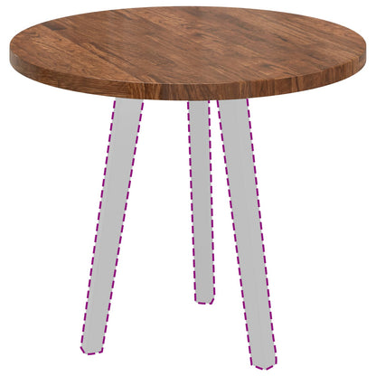 Piano del tavolo Marrone Chiaro Ø 60 x 2,5 cm | homemem39
