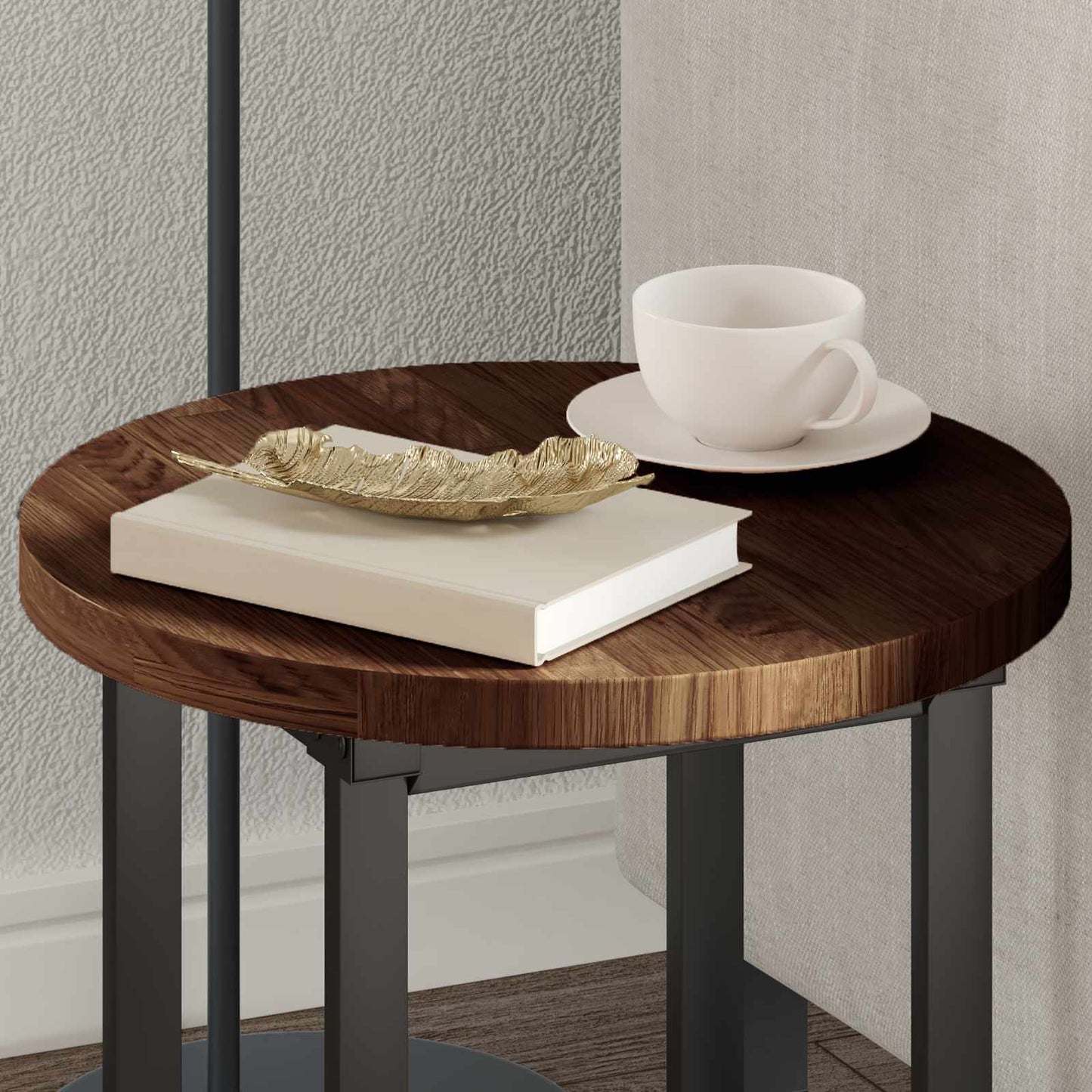 Piano del tavolo Marrone Scuro Ø 40 x 2,5 cm | homemem39