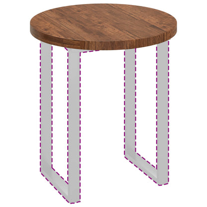 Piano del tavolo Marrone Chiaro Ø 70 x 4 cm | homemem39