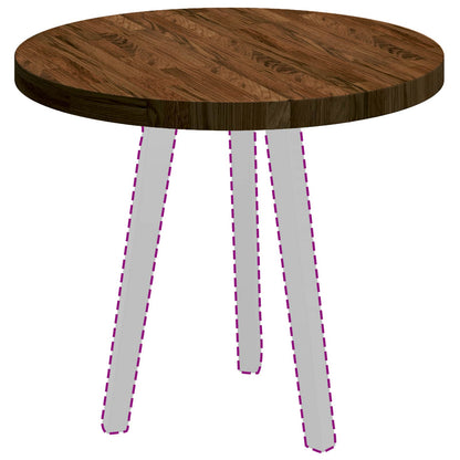Piano del tavolo Marrone Scuro Ø 60 x 4 cm | homemem39
